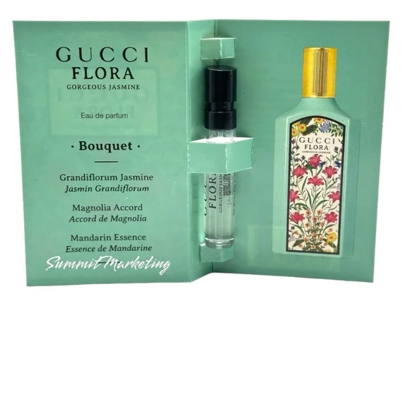 Gucci  Pouch AndBloom and Flora Fragrance Collection Boxed Five Samples Plus Two - Picture 4 of 12
